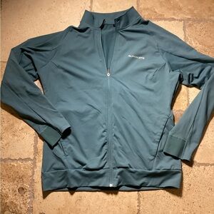 Alphalete Deep Teal Track Jacket-SZ L
PIT TO PIT 23”
Length 27”
